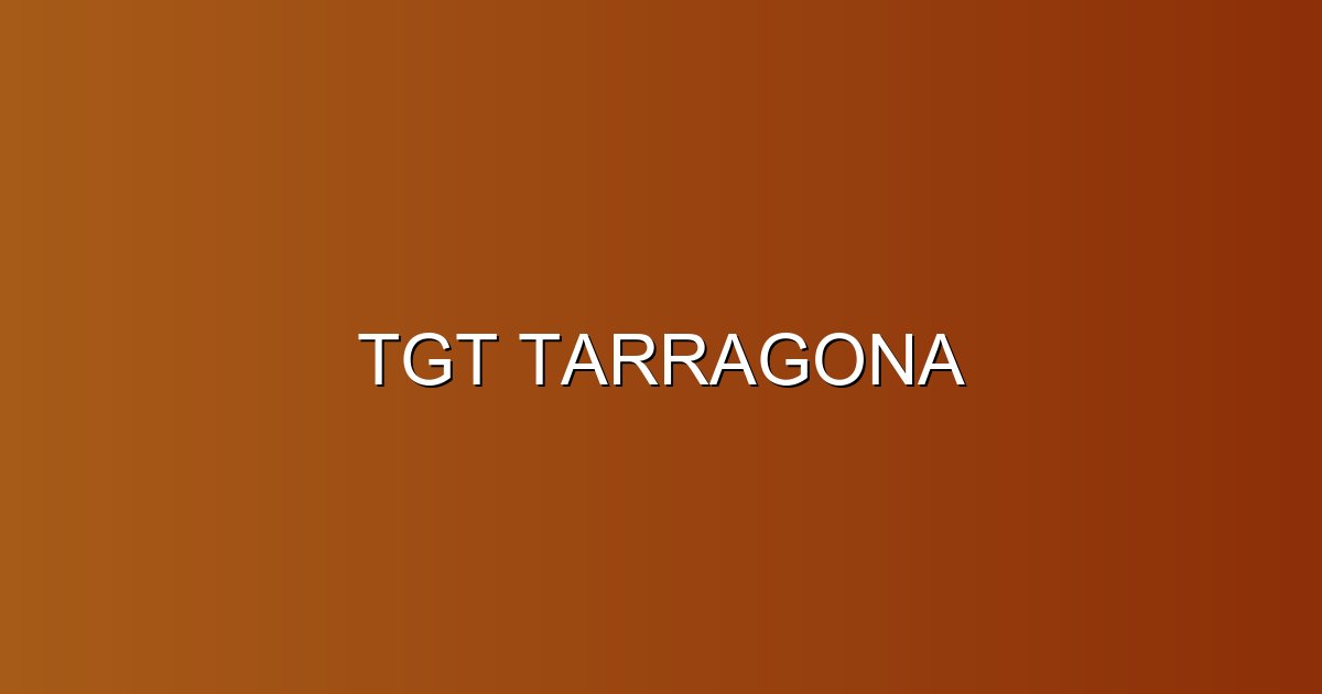 TGT TARRAGONA - Cheesemaker in Tarragona